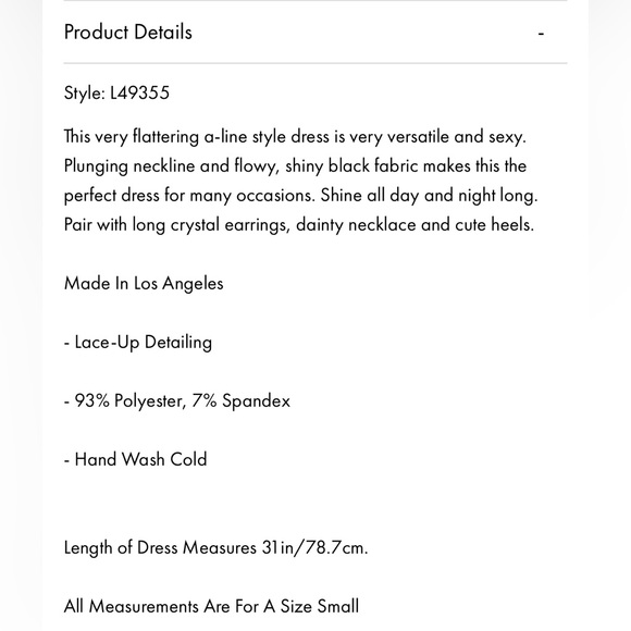 Black cocktail dress - Picture 4 of 5